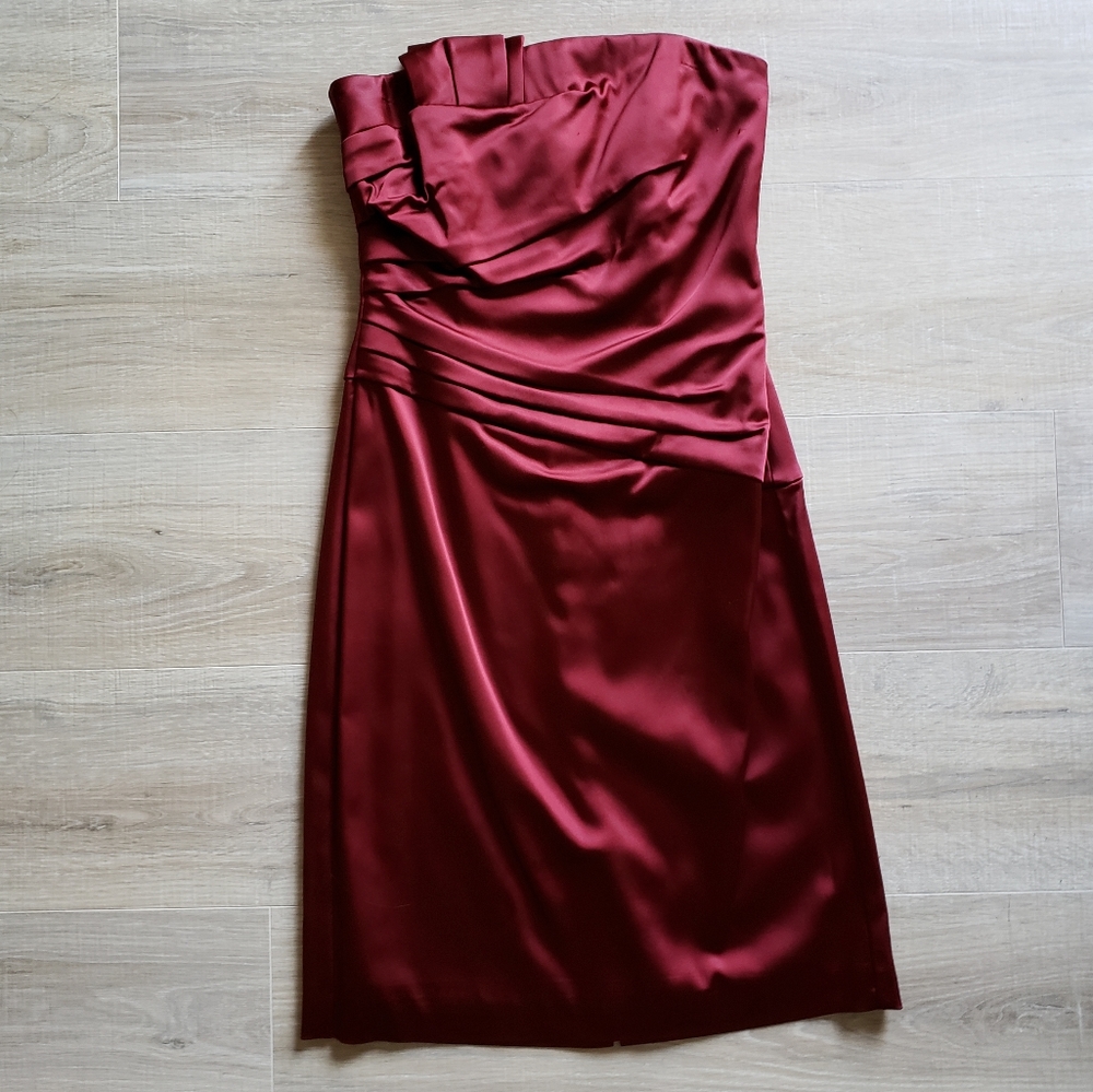 Red cocktail dress - size 2